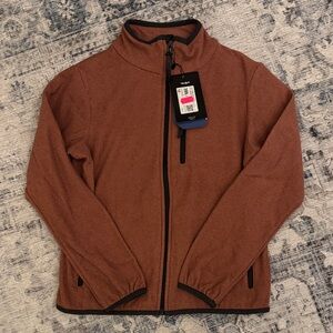 Men's Brown Full-Zip Jacket